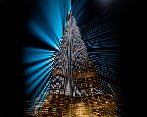 subida a Burj Khalifa