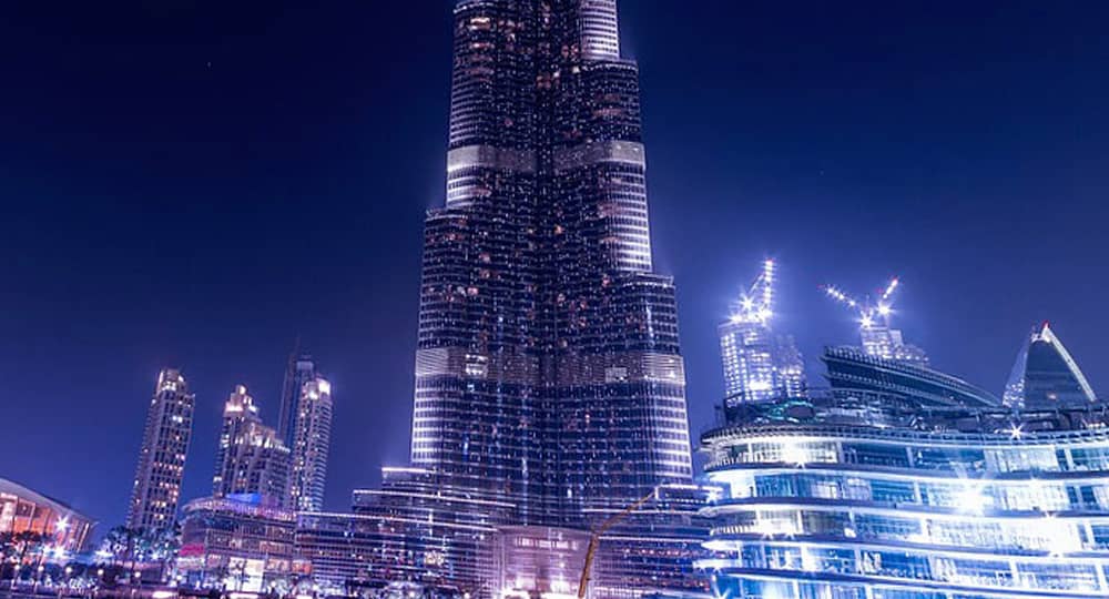 mapa Dubái Burj Khalifa