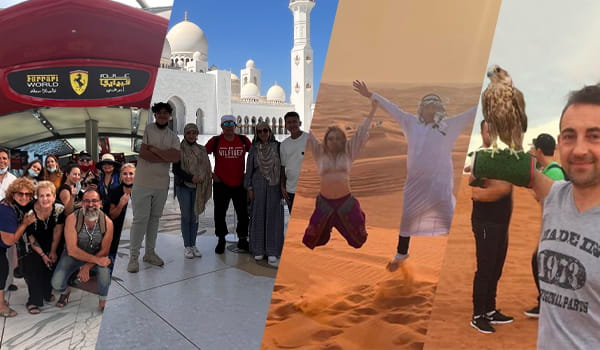 Vamos a Dubai touristas