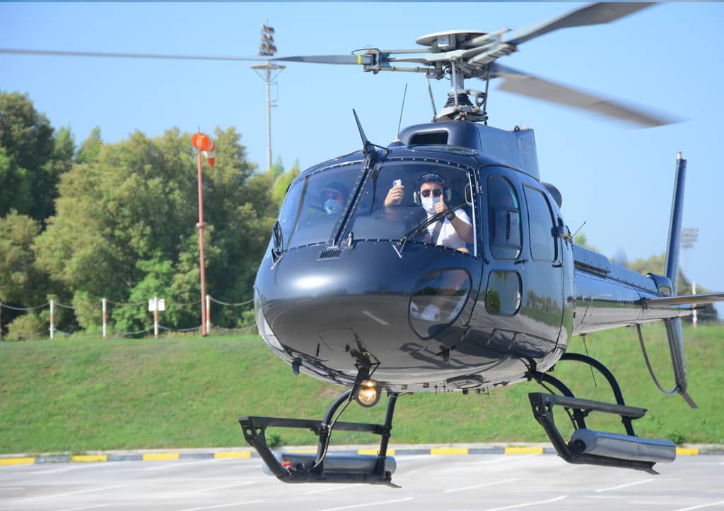 helicóptero tour Dubái