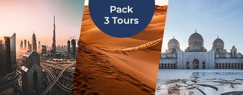 Pack 3 tours Dubai y Abu Dhabi
