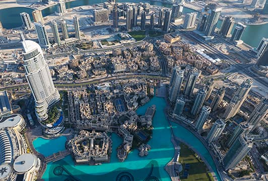 Dubai vista ciudad Dubai